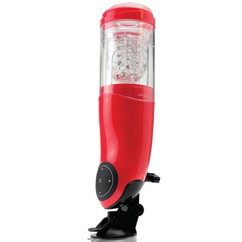 Extreme Toyz - Pdx Mega Bator Usb Masturbatore Maschio Bocca Rosso - EXTREME TOYZ - Masturbatori Orali | erosidea.com