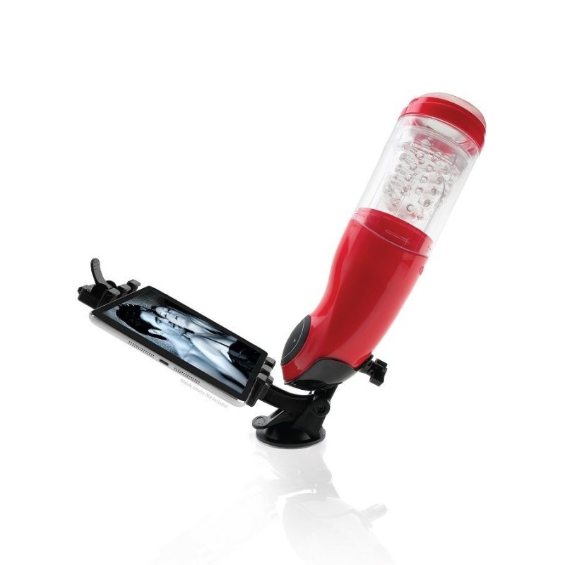 Extreme Toyz - Pdx Mega Bator Usb Masturbatore Maschio Bocca Rosso - EXTREME TOYZ - Masturbatori Orali | erosidea.com