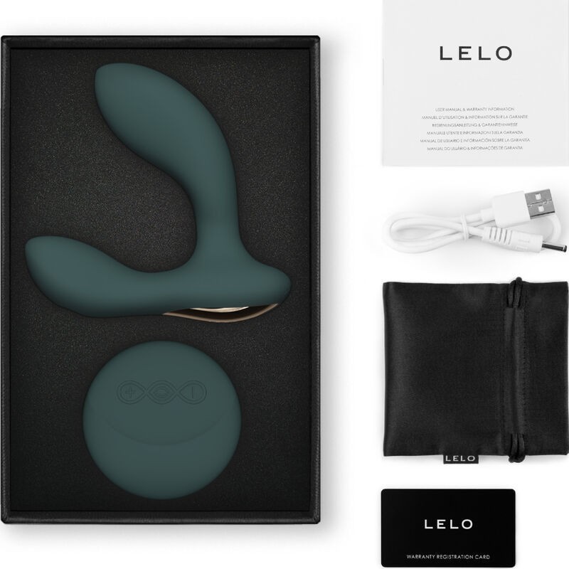 Lelo - Massaggiatore Prostatico Con Telecomando Hugo 2 Verde - Lelo - Prostata e Perineo | erosidea.com