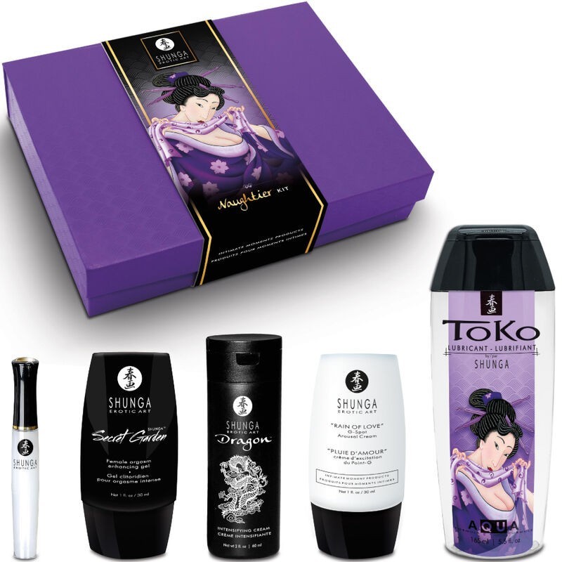 Kit Erotico Shunga Naughtier - SHUNGA KITS - Kit del piacere e Giochi Erotici | erosidea.com