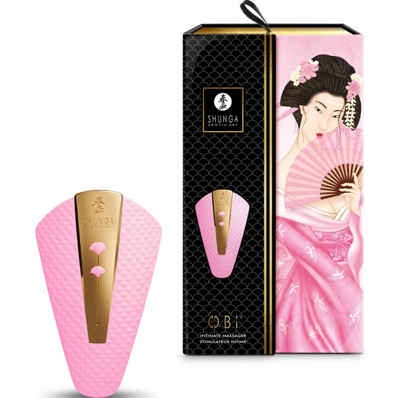 Massaggiatore Intimo Obi Rosa - SHUNGA TOYS - Vibratori | erosidea.com
