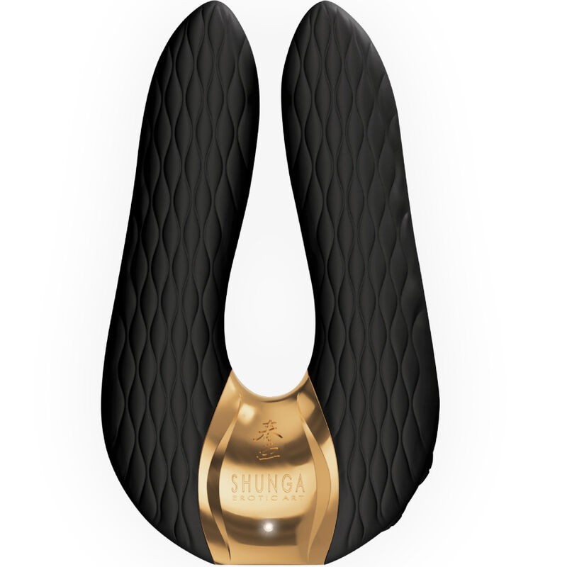 Massaggiatore Intimo Aiko Nero - SHUNGA TOYS - Vibratori | erosidea.com