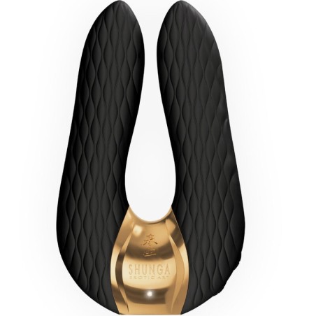 Massaggiatore Intimo Aiko Nero - SHUNGA TOYS - Vibratori | erosidea.com