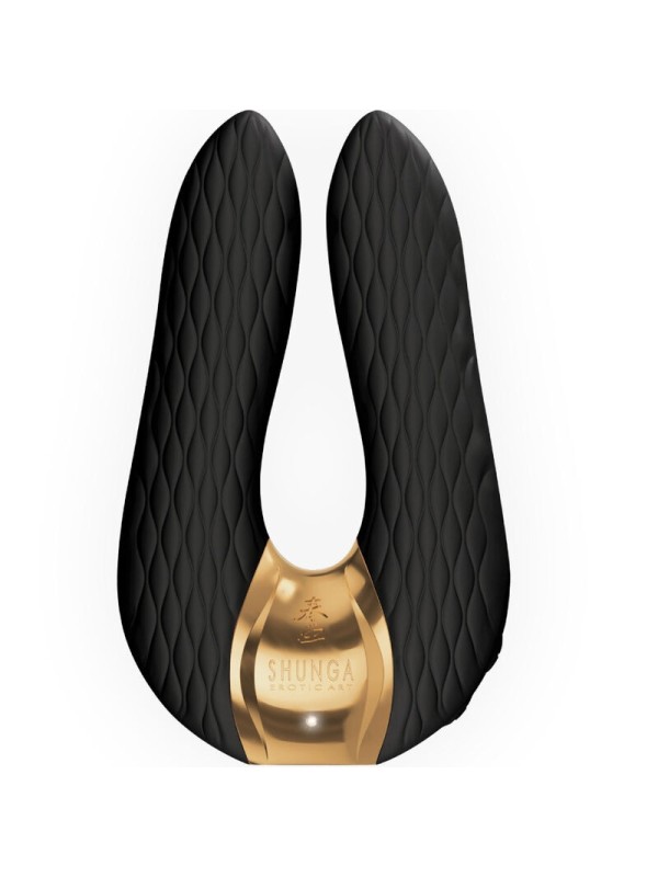 Massaggiatore Intimo Aiko Nero - SHUNGA TOYS - Vibratori | erosidea.com