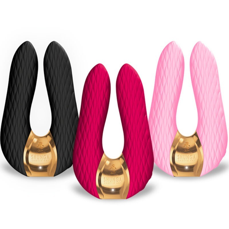 Massaggiatore Intimo Aiko Nero - SHUNGA TOYS - Vibratori | erosidea.com