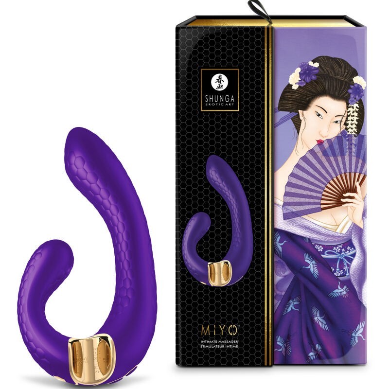 Massaggiatore Intimo Miyo Viola - SHUNGA TOYS - Vibratori | erosidea.com
