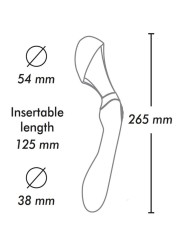 Massaggiatore Intimo Zoa Nero - SHUNGA TOYS - Stimolatori | erosidea.com