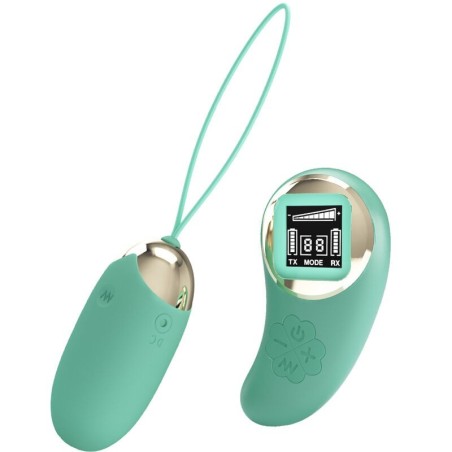 Miniera Di Ovetto Vibrante Con Telecomando Verde - PRETTY LOVE LED - Ovetti Palline Sfere | erosidea.com