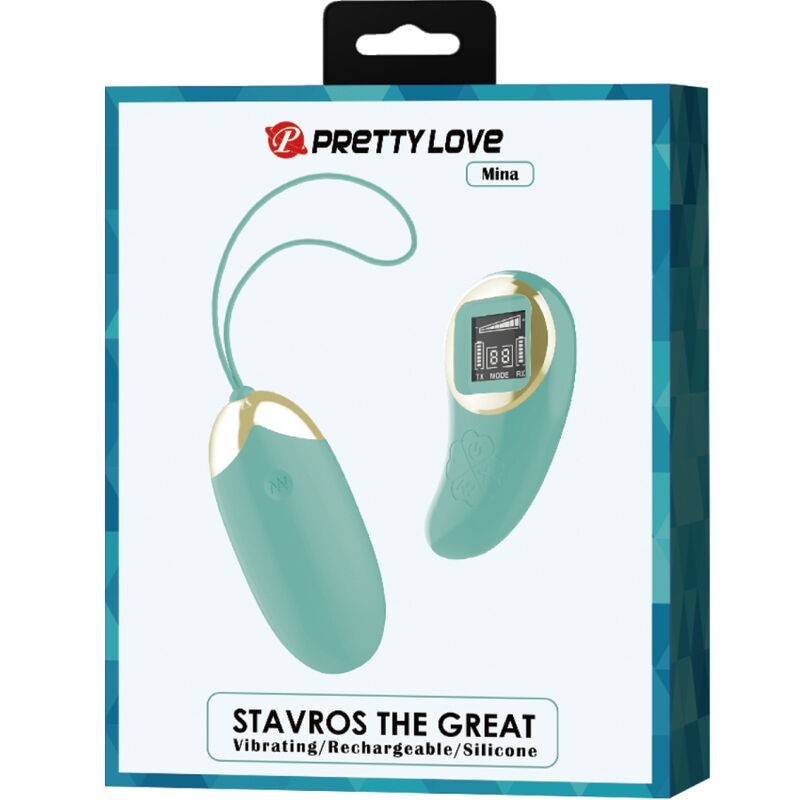 Miniera Di Ovetto Vibrante Con Telecomando Verde - PRETTY LOVE LED - Ovetti Palline Sfere | erosidea.com