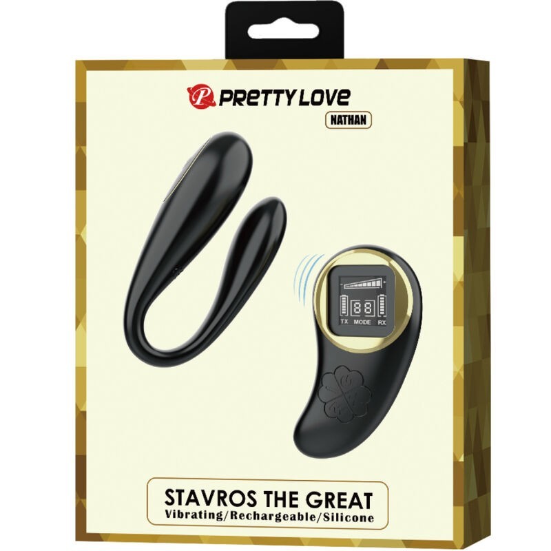 Pretty Love - Telecomando Vibratore Nathan Double Pleasure - PRETTY LOVE C-TYPE - Vibratori per Coppia | erosidea.com