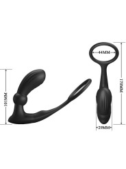 Vibratore Anello Anale E Warren Black - PRETTY LOVE BOTTOM - Anelli Fallici | erosidea.com