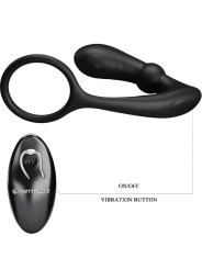 Vibratore Anello Anale E Warren Black - PRETTY LOVE BOTTOM - Anelli Fallici | erosidea.com