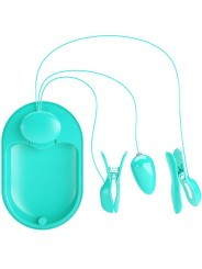 Scatola A Sorpresa Pinzette Per Elettrostimolazione Blu - PRETTY LOVE FLIRTATION - Pinzette Capezzoli | erosidea.com