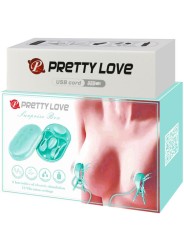 Scatola A Sorpresa Pinzette Per Elettrostimolazione Blu - PRETTY LOVE FLIRTATION - Pinzette Capezzoli | erosidea.com