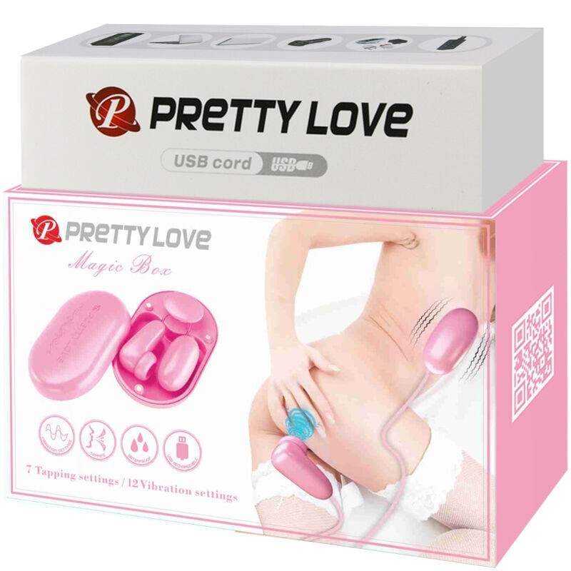 Proiettile Vibrante Magic Box E Stimolatore Rosa - PRETTY LOVE SMART - Stimolatori | erosidea.com