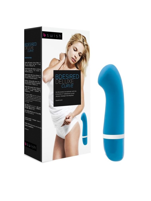 B Swish - Bdesired Deluxe Curva Blu Laguna - B SWISH - Vibratori Classici | erosidea.com