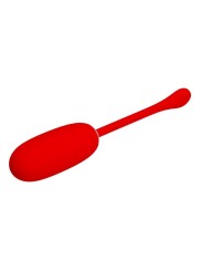 Uovo Vibrante Julius Impermeabile-Ricaricabile Rosso - PRETTY LOVE SMART - Vibratori Mini | erosidea.com