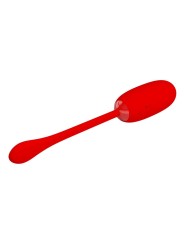 Uovo Vibrante Julius Impermeabile-Ricaricabile Rosso - PRETTY LOVE SMART - Vibratori Mini | erosidea.com