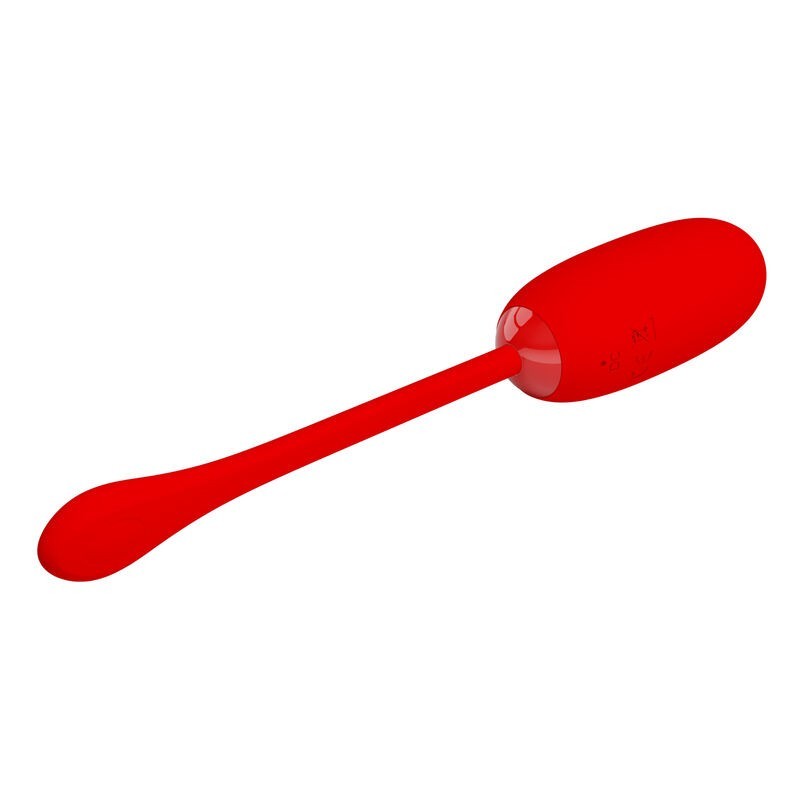 Uovo Vibrante Julius Impermeabile-Ricaricabile Rosso - PRETTY LOVE SMART - Vibratori Mini | erosidea.com