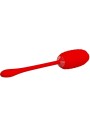 Uovo Vibrante Ricaricabile Kirk Rosso - PRETTY LOVE SMART - Vibratori Mini | erosidea.com