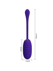 Uovo Vibrante Ricaricabile Kirk Viola - PRETTY LOVE SMART - Vibratori Mini | erosidea.com