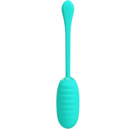 Uovo Vibrante Ricaricabile Kirk Verde Acqua - PRETTY LOVE SMART - Vibratori Mini | erosidea.com