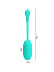 Uovo Vibrante Ricaricabile Kirk Verde Acqua - PRETTY LOVE SMART - Vibratori Mini | erosidea.com