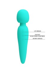 Massaggiatore Meredith 12 Modalit Di Vibrazione Verde Acqua - PRETTY LOVE SMART - Vibratori | erosidea.com
