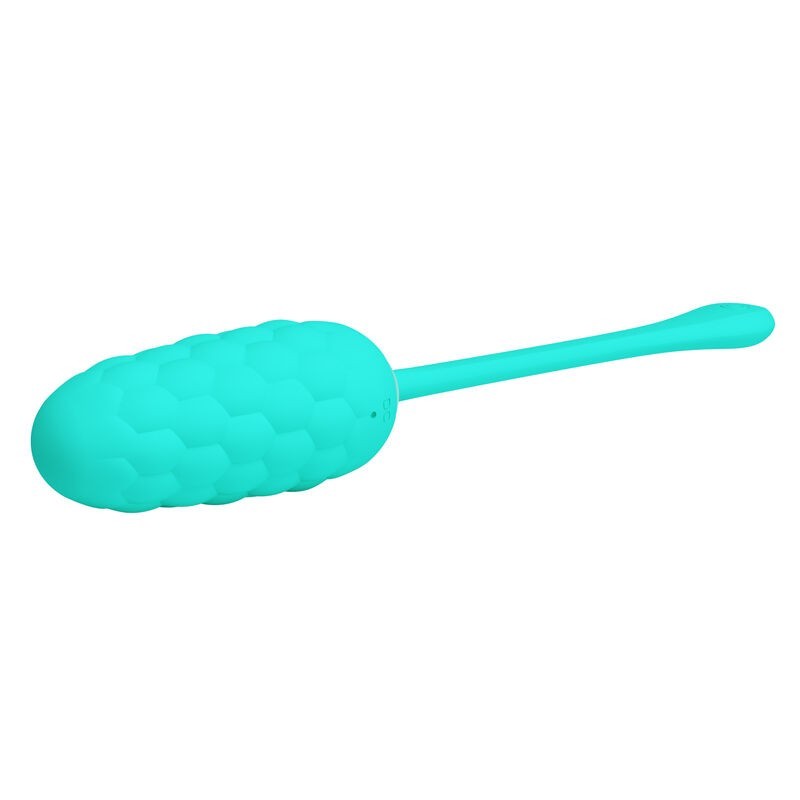 Uovo Vibrante Con Texture Marina Ricaricabile Verde Acqua - PRETTY LOVE SMART - Vibratori Mini | erosidea.com