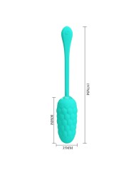 Uovo Vibrante Con Texture Marina Ricaricabile Verde Acqua - PRETTY LOVE SMART - Vibratori Mini | erosidea.com