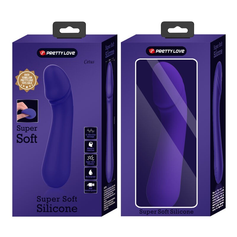Pretty Love - Vibratore Ricaricabile Cetus Viola - PRETTY LOVE SMART - Vibratori | erosidea.com