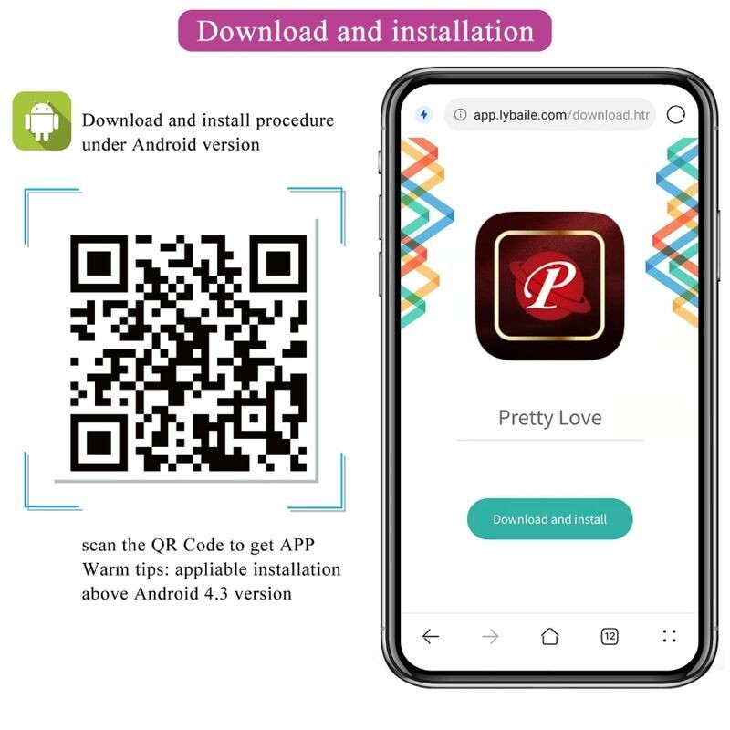 App Jayleen Vibrator Telecomando Viola - PRETTY LOVE LED - Stimolatori | erosidea.com