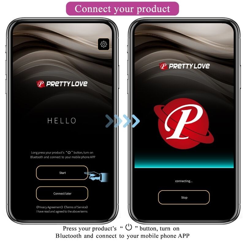 App Jayleen Vibrator Telecomando Viola - PRETTY LOVE LED - Stimolatori | erosidea.com