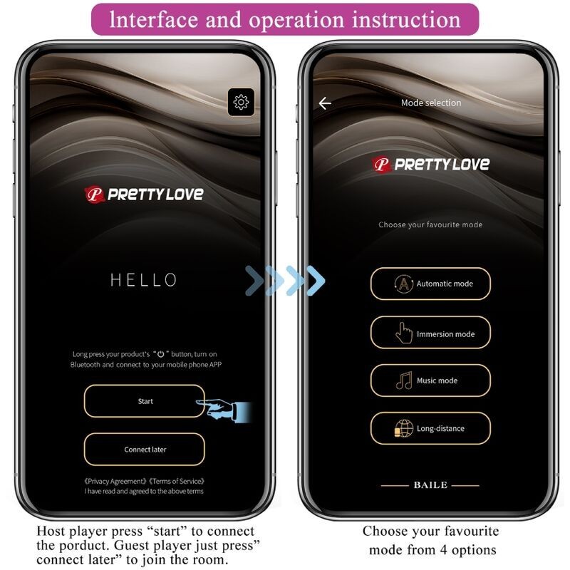 App Jayleen Vibrator Telecomando Viola - PRETTY LOVE LED - Stimolatori | erosidea.com