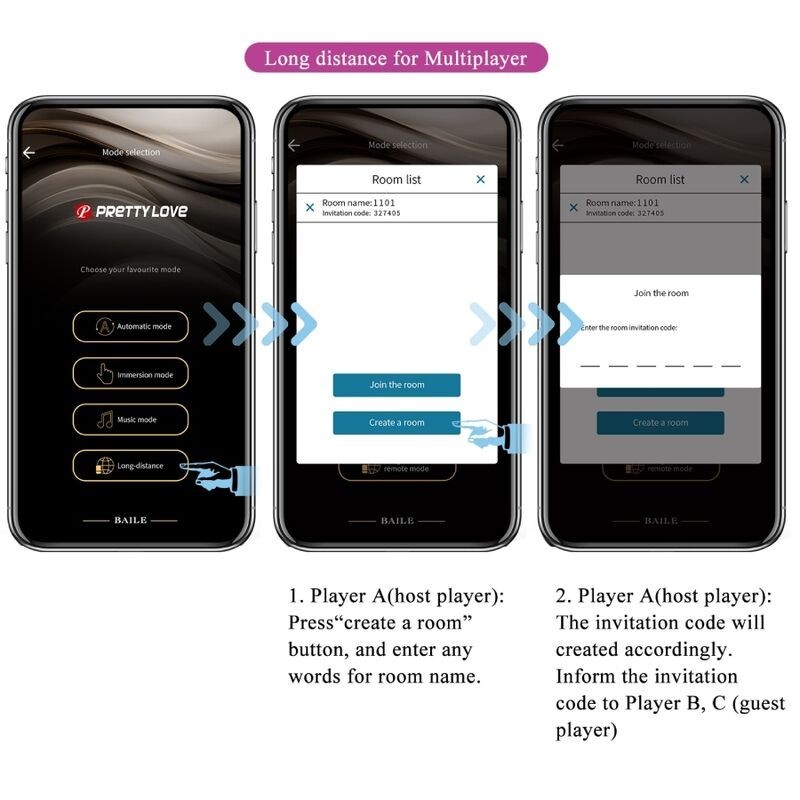 App Jayleen Vibrator Telecomando Viola - PRETTY LOVE LED - Stimolatori | erosidea.com