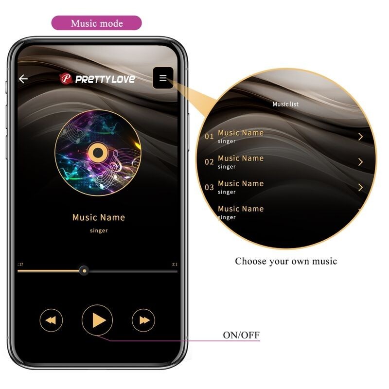 App Jayleen Vibrator Telecomando Viola - PRETTY LOVE LED - Stimolatori | erosidea.com