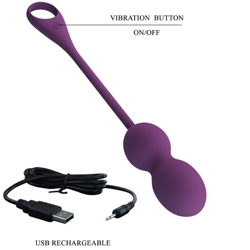 App Elvira Kegel Balls Telecomando Viola - PRETTY LOVE - Stimolatori | erosidea.com
