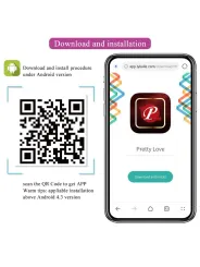 Billy Telecomando Vibrazione Viola App Gratuita - PRETTY LOVE - Vibratori con App | erosidea.com