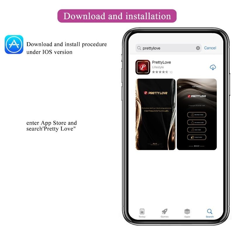 Billy Telecomando Vibrazione Viola App Gratuita - PRETTY LOVE - Vibratori con App | erosidea.com