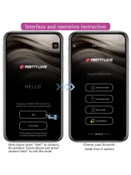 Billy Telecomando Vibrazione Viola App Gratuita - PRETTY LOVE - Vibratori con App | erosidea.com