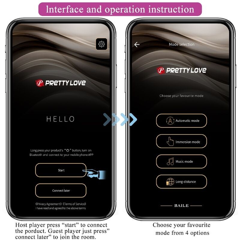 Billy Telecomando Vibrazione Viola App Gratuita - PRETTY LOVE - Vibratori con App | erosidea.com