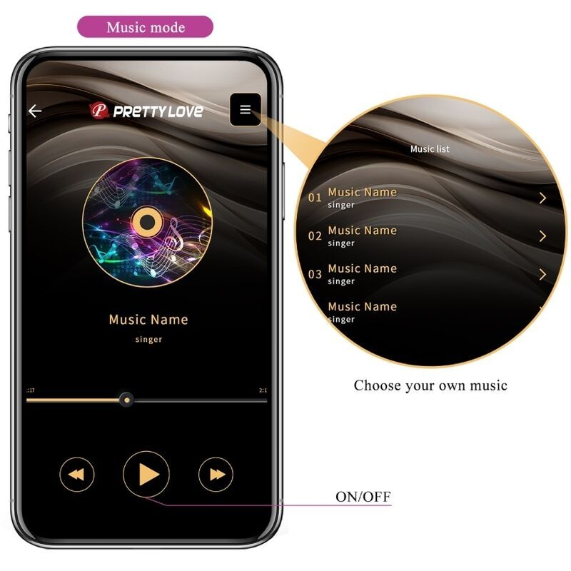 Billy Telecomando Vibrazione Viola App Gratuita - PRETTY LOVE - Vibratori con App | erosidea.com