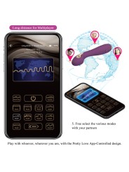 Vibratore Hector Elettroshock Con App Viola - PRETTY LOVE HIGH GRADE - Vibratori con App | erosidea.com