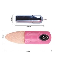 Vibratore A Forma Di Lingua Baile A Tre Velocita' - BAILE VIBRATORS - Vibratori Mini | erosidea.com