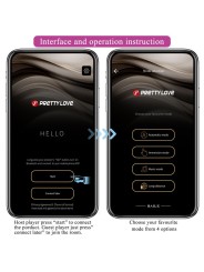 Vibratore Hector Elettroshock Con App Viola - PRETTY LOVE HIGH GRADE - Vibratori con App | erosidea.com