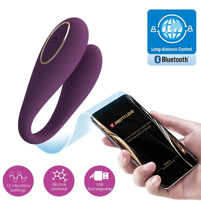 Pretty Love - August Vibratore Global Double Pleasure Remoto - PRETTY LOVE C-TYPE - Vibratori | erosidea.com
