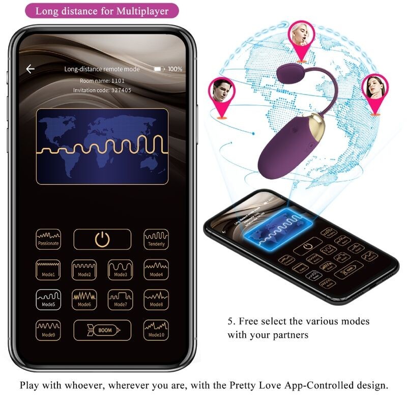 Pretty Love - Abner App Lilla - PRETTY LOVE - Stimolatori | erosidea.com