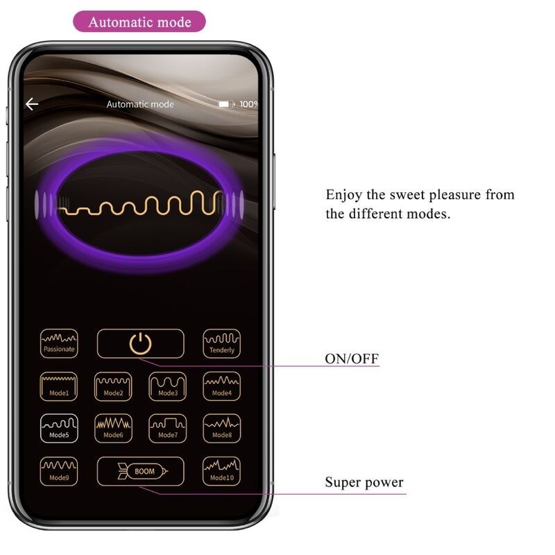 Pretty Love - Abner App Lilla - PRETTY LOVE - Stimolatori | erosidea.com