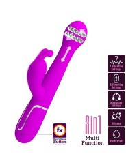 Vibratore Dejon Rabbit 3 In 1 Viola Multifunzione - PRETTY LOVE FLIRTATION - Vibratori Rabbit | erosidea.com