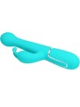 Vibratore Dejon Rabbit 3 In 1 Multifunzione Verde Acqua - PRETTY LOVE FLIRTATION - Vibratori Rabbit | erosidea.com